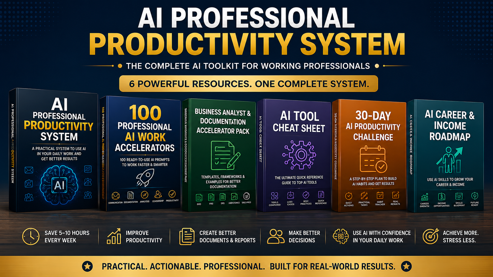 AI Professional Productivity System workbook cover