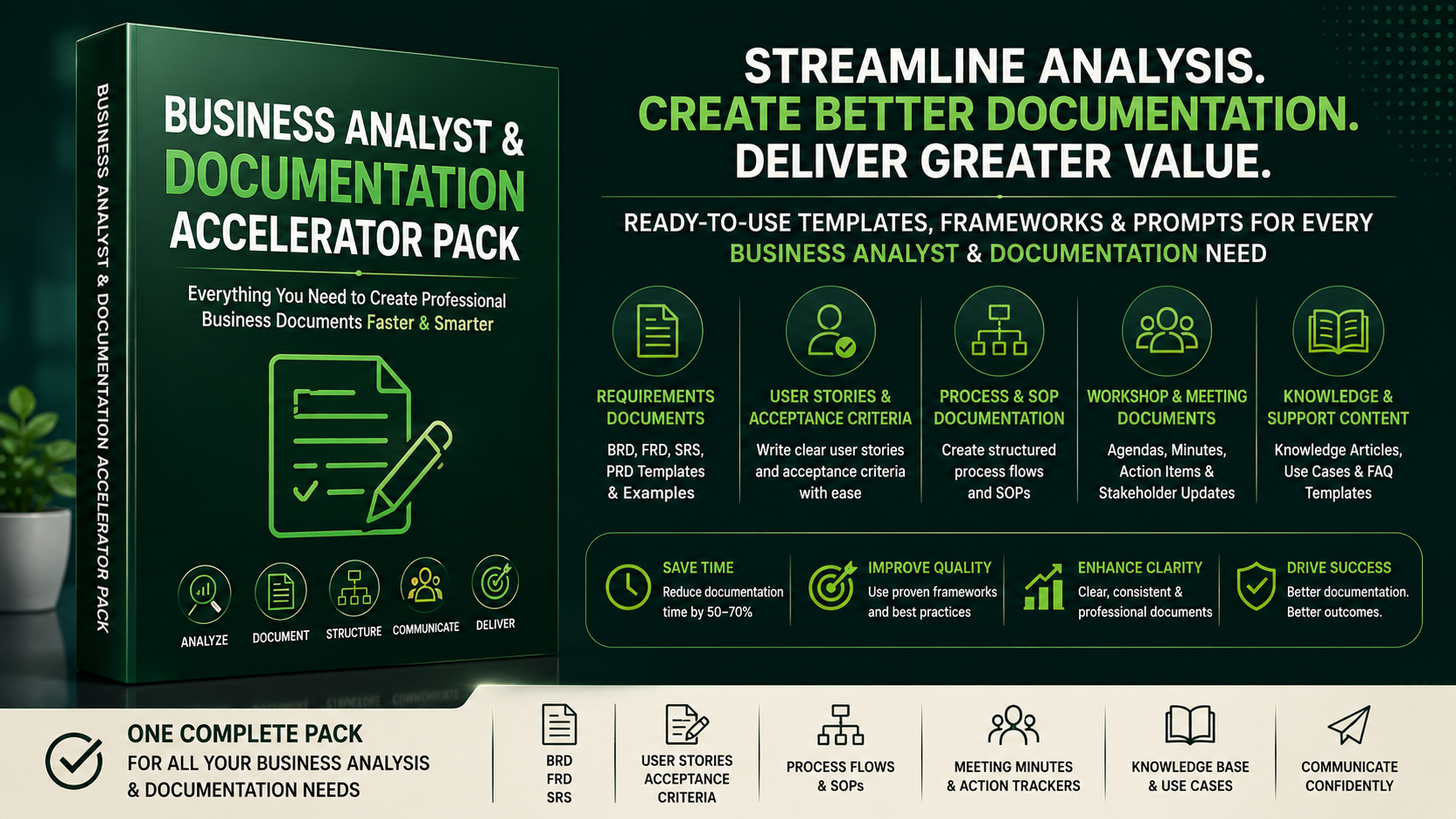 BA and Documentation Accelerator Pack cover
